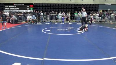 58 lbs Consi Of 8 #2 - Luke Wenrich, Julian vs Owen Zimmerman, Sholola