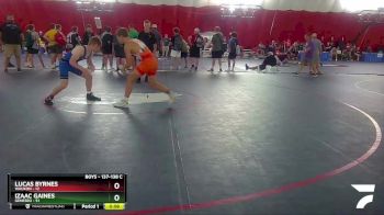 137-138 C Round 3 - Lucas Byrnes, Waukon vs Izaac Gaines, Geneseo