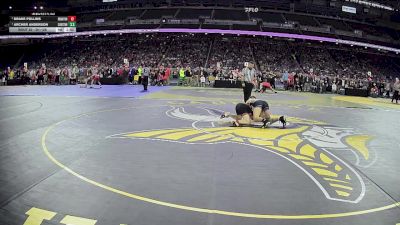 D1-132 lbs Champ. Round 1 - Meyer Murray, Detroit Catholic Central HS vs Beck Yurkunas, Brighton HS