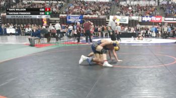 A - 138 lbs 5th Place Match - Haydan Frieboes, Custer Co. (Miles City) vs Rafe Willson, Custer Co. (Miles City)
