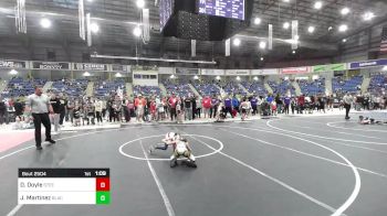 70 lbs Quarterfinal - DeShawn Doyle, Steel City Reloaded vs John JJ Martinez, Black Fox Wr Ac