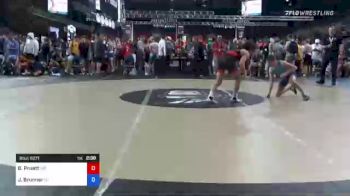 120 lbs Consi Of 32 #2 - Brady Pruett, Maryland vs Jared Brunner, New Jersey