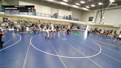 144 lbs Quarterfinal - Danny L Paredes, Team Pride Academy vs Sawyer Grow, Champions Wrestling Club