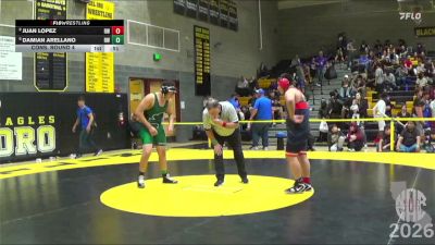 205 lbs Cons. Round 4 - Juan Lopez, Red Wave vs Damian Arellano, Reedley Wrestling