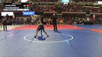 89 lbs Quarterfinal - Jayce Reichenbach, Team Champs vs Colton Crowe, SW Mt Wrestling