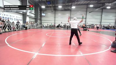 95 lbs Rr Rnd 2 - Kevin Rodriguez, Whitted Trained National Dual Team - MS vs Macoy Morrency, Woodshed Wrestling Club - MS