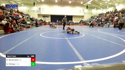 67 lbs Semifinal - Gabriel Shuemake, Pirate Wrestling Club vs Grayson Phillips, Team Tulsa Wrestling Club