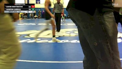 132 lbs 1st Place Match - Quinton Carroll, Vancleave High School vs Justin Whittington, Oak Grove HS