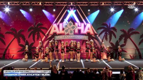 Champion Cheer Athletics - BLAZE [2026 L3 Senior - D2 Day 1] 2026 Aloha Portland Showdown