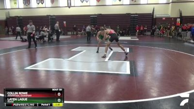 JV-15 lbs Quarterfinal - Collin Rowe, Assumption, Davenport vs Layen LaGue, Osage