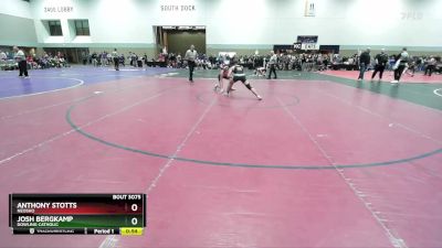 120 lbs Cons. Round 3 - Josh Bergkamp, Dowling Catholic vs Anthony Stotts, Neosho