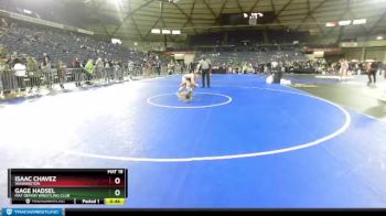 110 lbs 7th Place Match - Isaac Chavez, Washington vs Gage Hadsel, Mat Demon Wrestling Club