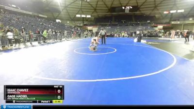 110 lbs 7th Place Match - Isaac Chavez, Washington vs Gage Hadsel, Mat Demon Wrestling Club