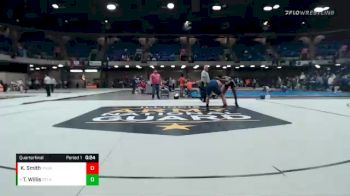 160 lbs Quarterfinal - Terence Willis, O`Fallon vs Kurt Smith, Hononegah