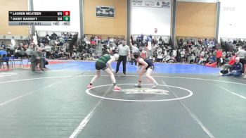 120 lbs Consi Of 8 #1 - Lauren McAteer, Walpole vs Daisy Bassett, Burr & Burton