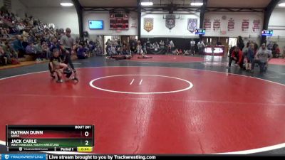 4 lbs Round 1 - Nathan Dunn, Niota vs Jack Carle, West Hancock Youth Wrestling