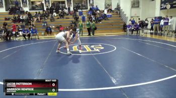 159 lbs Quarterfinal - Jacob Patterson, Tallassee vs Harrison Renfroe, Reeltown