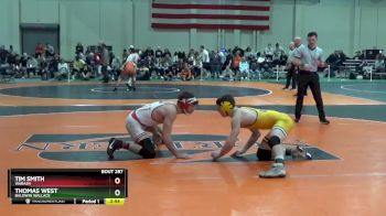 157 lbs 1st Place Match - Tim Smith, Wabash vs Thomas West, Baldwin Wallace
