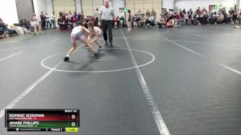 76 lbs Round 6 (8 Team) - Dominic Schuman, Mat Assassins Red vs Amare Phillips, Team Germantown