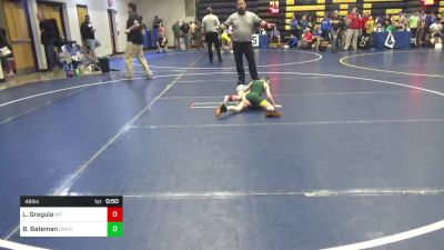 48 lbs Final - Lukas Gregula, Mt. Lebanon vs Brock Bateman, Orchard WC