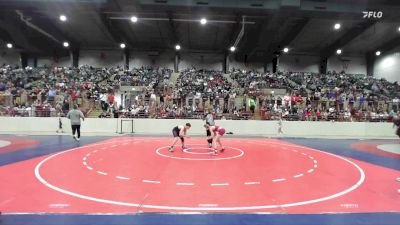 90 lbs Quarterfinal - Jensen Maddox, South Paulding Junior Spartans Wrestling Club vs Elijah Merritt, Foundation Wrestling