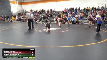 110 lbs 5th Place Match - Asher Eisenbach, North Liberty Wrestling Club vs Reece Jacobi, Springville, IA Wreslting Club