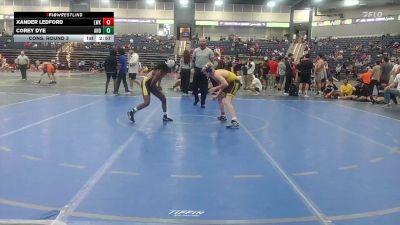 125 lbs Cons. Round 3 - Corey Dye, Andrew College vs Xander Ledford, Emmanuel University