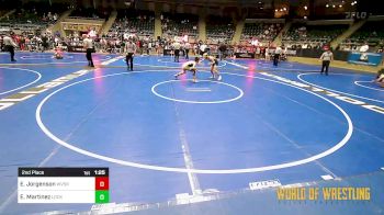 105 lbs 2nd Place - Easton Jorgenson, Waverly Shell Rock vs Elias Martinez, Lockjaw Wrestling Club
