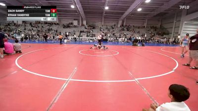 95 lbs Round Of 16 - Zach Sandy, Team Barracuda Elem vs Ethan VanDyke, Team Michigan