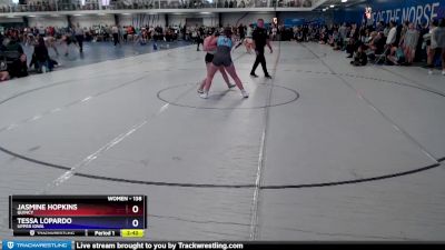 138 lbs Cons. Round 1 - Jasmine Hopkins, Quincy vs Tessa Lopardo, Upper Iowa