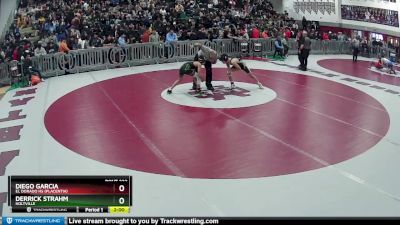 106 lbs Champ. Round 2 - Diego Garcia, El Dorado HS (Placentia) vs Derrick Strahm, Holtville