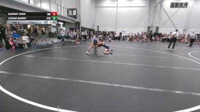 120 lbs Quarterfinals (8 Team) - Garret Judd, Iron Horse White vs Logan Barry, CTWHALE
