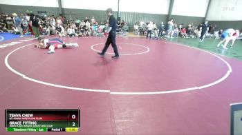 155 lbs Round 2 - Tehya Chew, Mt Adams Wrestling Club vs Grace Fitting, Wrestling Rhinos Wrestling Club