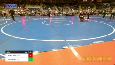 80 lbs Round Of 64 - CLINT KOHLMAN, Dundee vs Cohen Archibald, Crater Mat Club