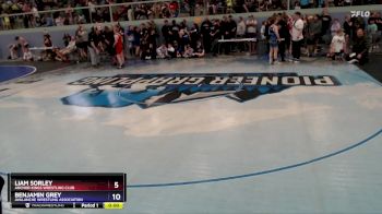 108 lbs Quarterfinal - Liam Sorley, Anchor Kings Wrestling Club vs Benjamin Grey, Avalanche Wrestling Association