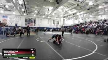 170 lbs Cons. Round 2 - Nirvana Tapia, San Marcos vs Genesis Dalton, Excelsior Charter