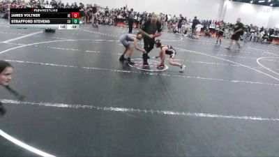76 lbs Round 3 (3 Team) - James Voltner, Alpha Elite vs Strafford Stevens, Level Up Wrestling