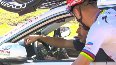 Sagan Watches Breakaway On TV During Pause