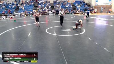 120 lbs Round 4 - Brayden Luinstra, Augusta vs Kevin Escobar-Romero, Columbus