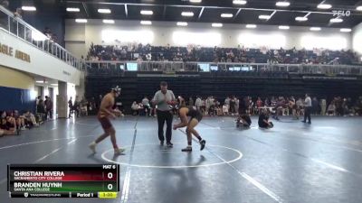 149 lbs Cons. Round 3 - Christian Rivera, Sacramento City College vs Branden Huynh, Santa Ana College