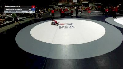 80 lbs Champ. Rd Of 16 - Kannon Ceballos vs Matthew Moreno, Reign Wrestling Club