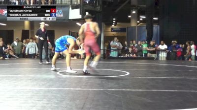 140 lbs Semis - Jeremiah Hayes, Backyard Brawlers Midwest vs Michael Alexander, Warrior Warehouse