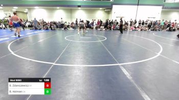 157 lbs Round Of 64 - Syler Zdanczewicz, WI vs Bailey Holman, CA