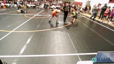 130 lbs Quarterfinal - Drake Franz, Springdale Youth Wrestling Club vs Ashton Jarmon, Sperry Wrestling Club