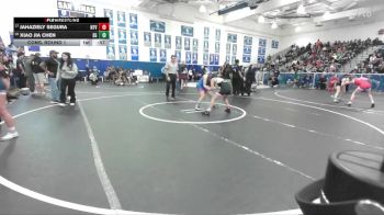 115 lbs Cons. Round 1 - Xiao Jia Chen, San Gabriel vs Jahaziely Segura, Artesia