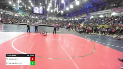 46 lbs Consolation - Ranen Marcum, Top Notch WC vs Corbin Henderson, Sargent Farmers