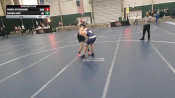 215 lbs Quarterfinals (8 Team) - Owen Stevensen, Burwell vs Kaden Ripp, Ravenna