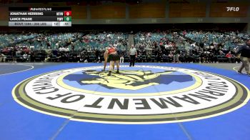 285 lbs Consi Of 32 #2 - Jonathan Herriing, Mountain View UT vs Lance Pease, Poway