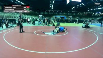 150 lbs Champ. Round 2 - Cruz Pryor, Nolensville High School vs Jonathan Diaz, Southwest Miami