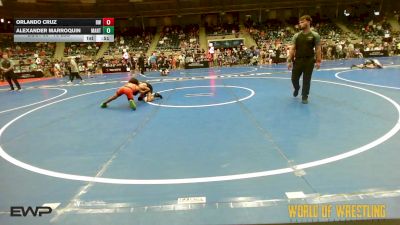 70 lbs Consolation - Orlando Cruz, RedWave Wrestling vs Alexander Marroquin, Mantanano Training Center (MTC)